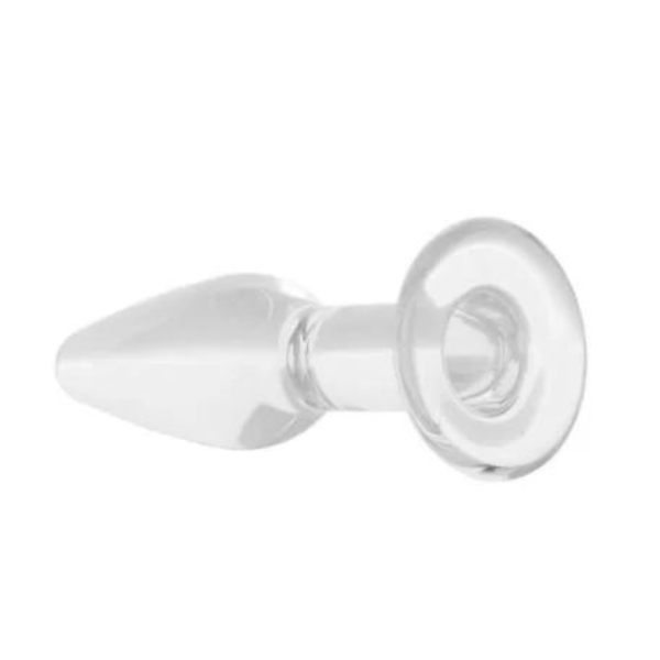 Plug Penetrador Anal Cônico Vidro 11,5 x 3 Cm Transparente - Image 5
