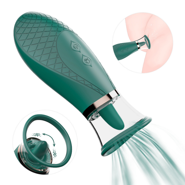 Vibrador Sugador de Clitóris com Língua Estimuladora - USB