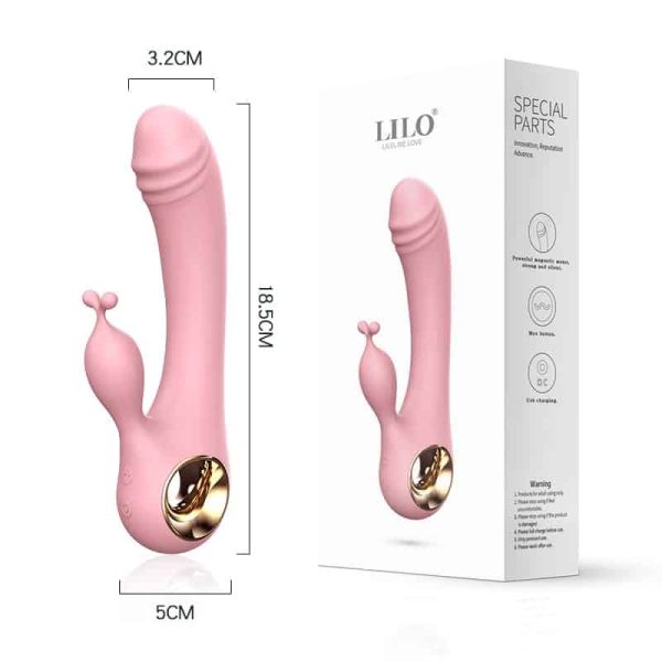 Vibrador Ponto G E Estimulador De Clitóris 10 Vibração - USB