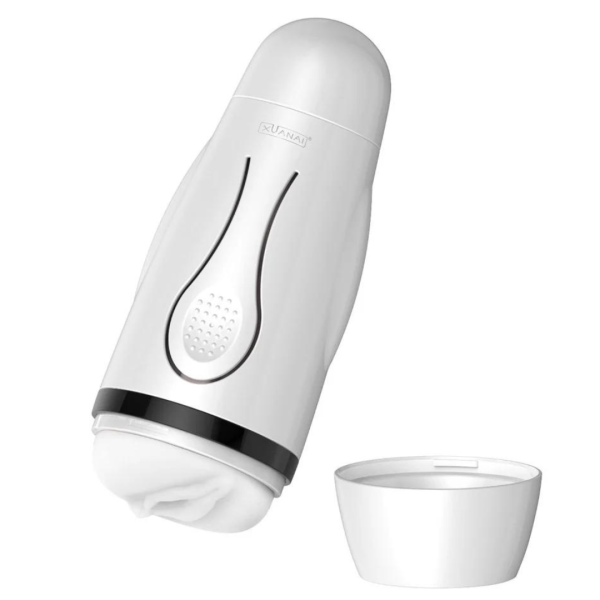 Masturbador Realistico Masculino Lanterna Vagina Xuanai Branco - Image 2