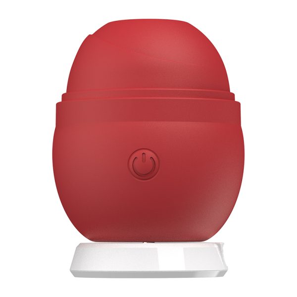 Vibrador Estimulador de Clitóris Pulsador Egg Vermelho 5 Vibrações - Image 3