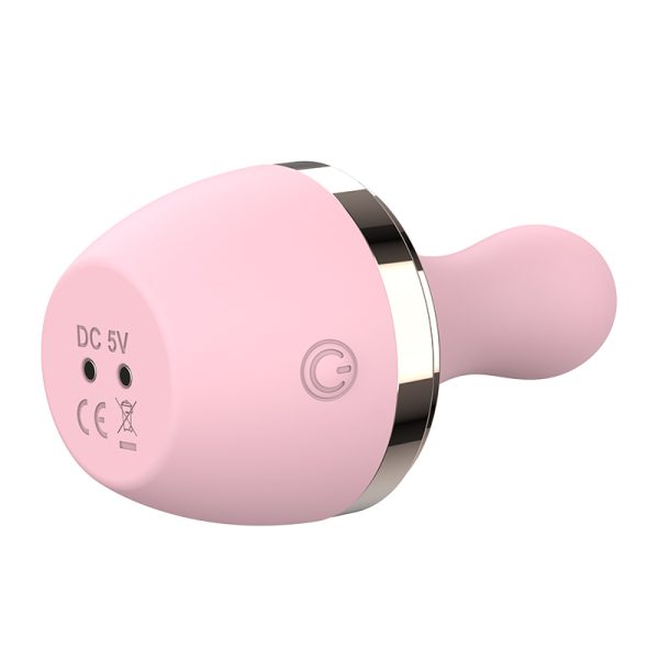 Vibrador Massageador Estimulador de Clitóris Egg Rosa 10 Vibrações - Image 3