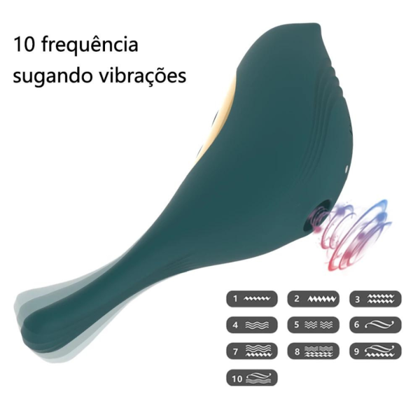 Vibrador Sugador Estimulador de Clitóris USB - Bubble Funing - Image 4