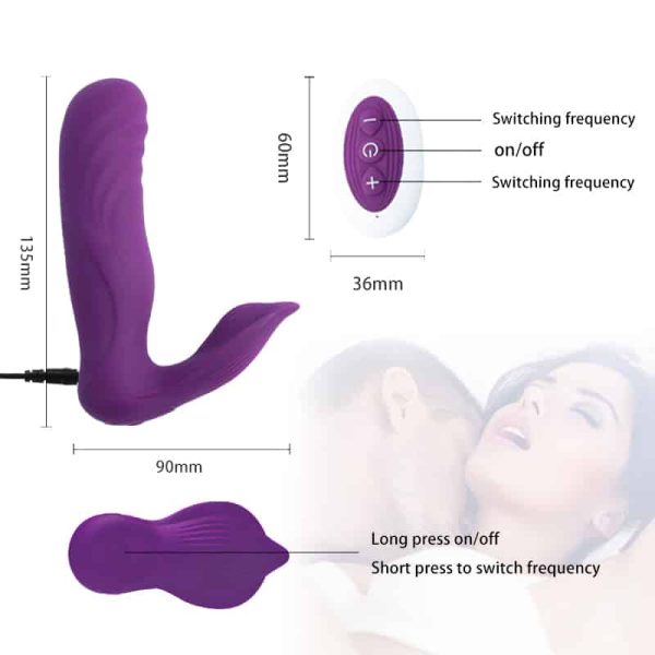 Massageador de Ponto G e Clitóris 10 Vibrações Recarregável - Image 4
