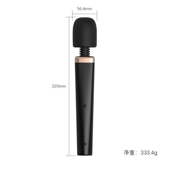Vibrador Varinha Magica Massageador Ponto G Preto 10 Velocidades - Image 2