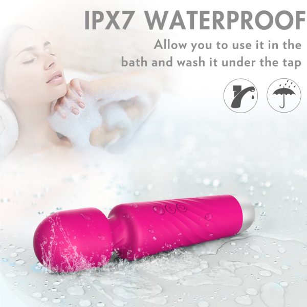 Vibrador E Massageador Hero Varinha Magica em Silicone Macio 7 Vibrações - Image 3