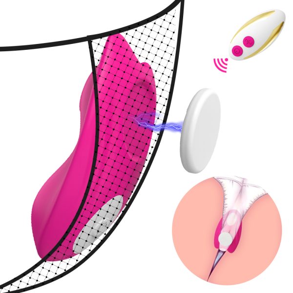 Vibrador de Calcinha com Controle e 9 Vibração Recarregável