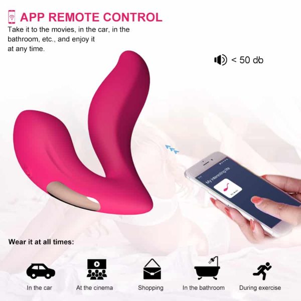 Vibrador Wireless de Ponto G Controlado por APP Recarregável - Image 4