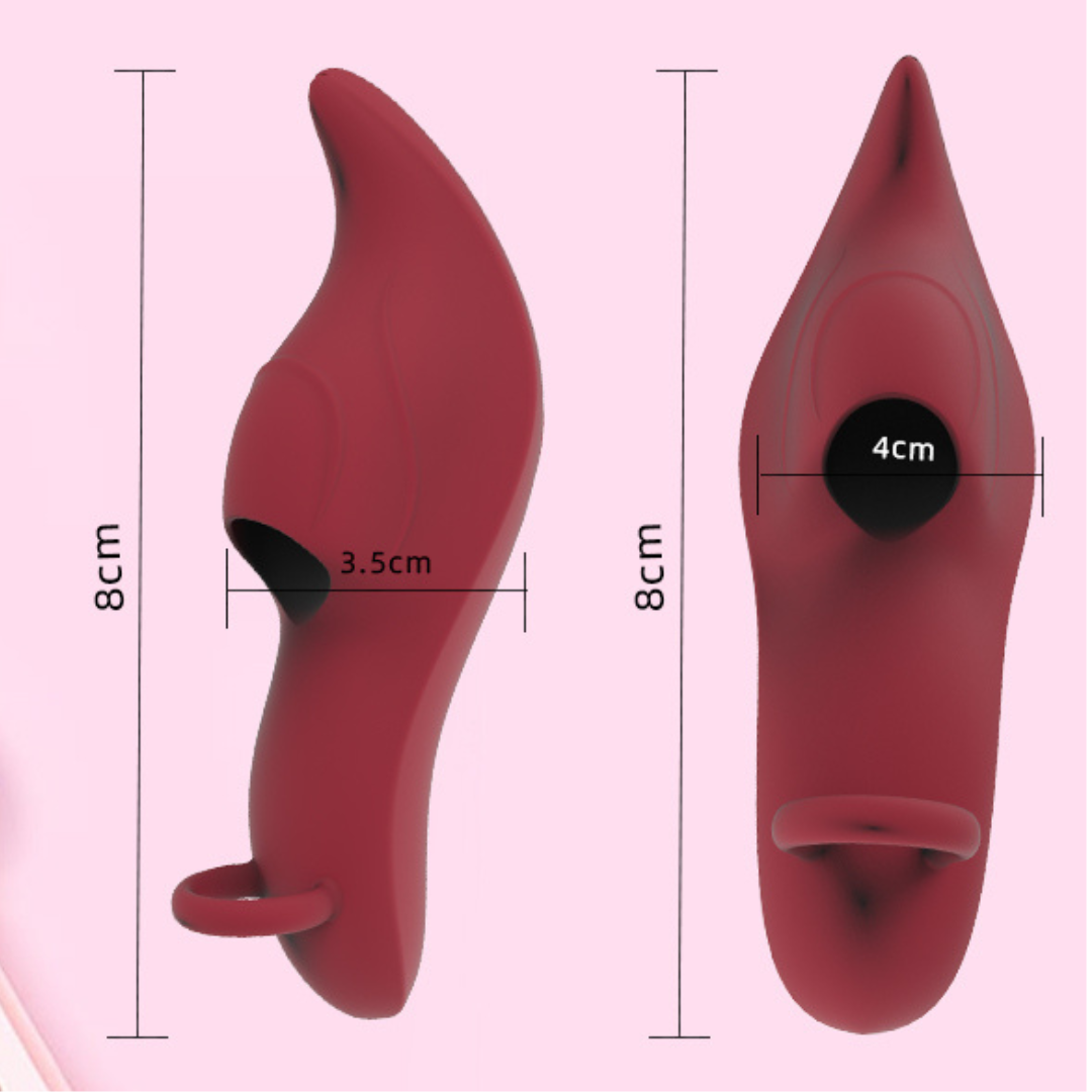 Vibrador Dedeira Vibratoria Mini Massageador Recarregável - Imagem 2