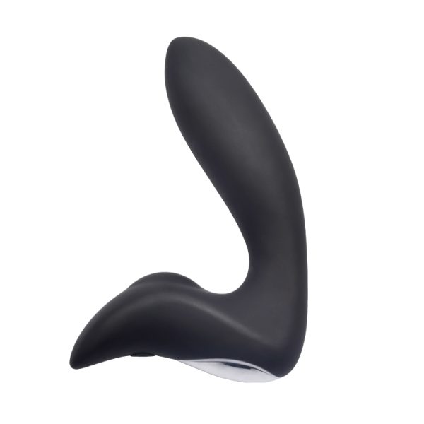 Vibrador Estimulador de Próstata Com Plug Anal e Controle Preto - Image 4