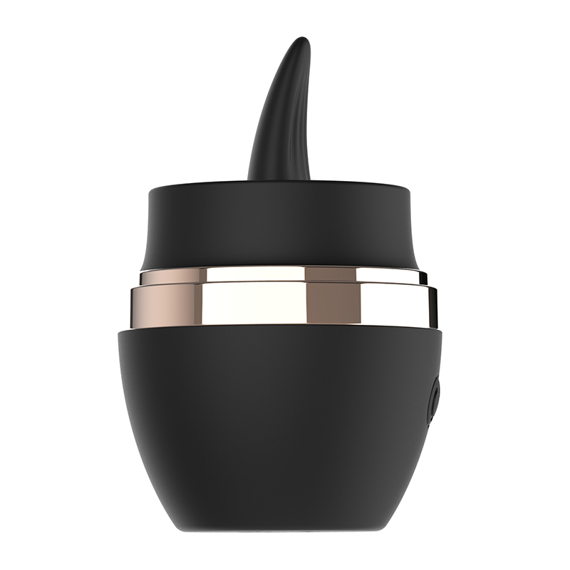 Vibrador Estimulador de Clitóris Egg Silicone Macio Preto 10 Vibrações - Imagem 4