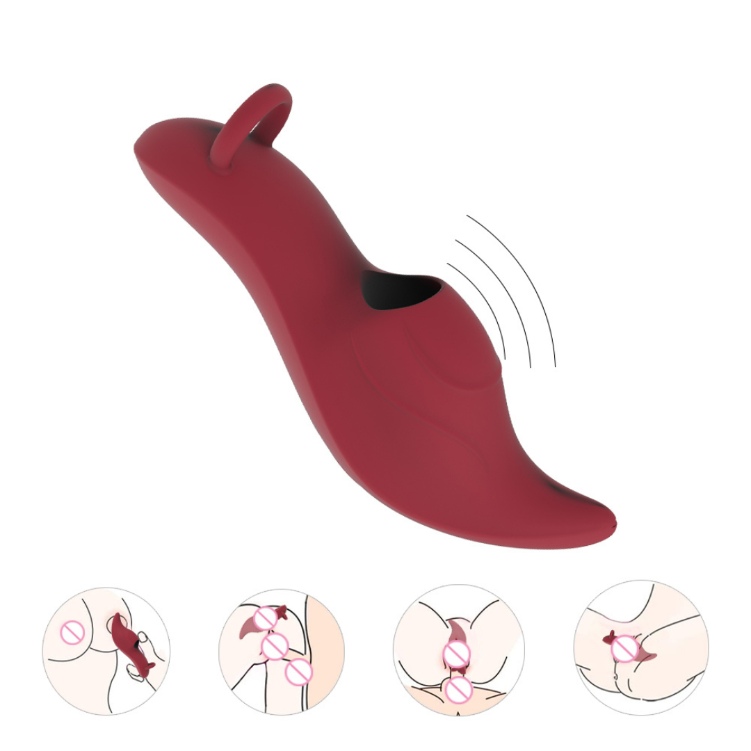 Vibrador Dedeira Vibratoria Mini Massageador Recarregável - Imagem 7