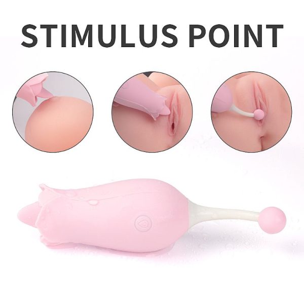 Estimulador Dora Formato de Rosa Massageador de Clitoris 9 Velocidades - Image 6