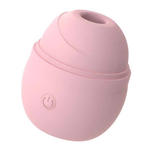 Vibrador Estimulador de Clitóris Pulsador Egg Rosa 5 Vibrações - Image 3