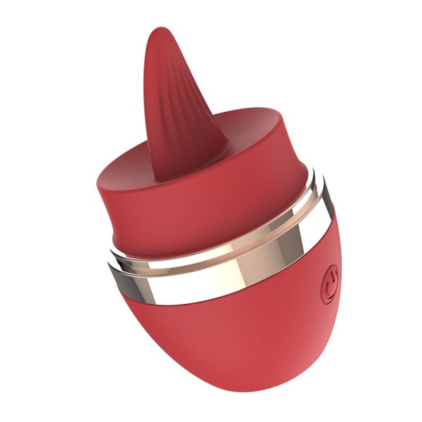 Vibrador Estimulador de Clitóris Egg Silicone Macio Vermelho 10 Vibrações - Image 6