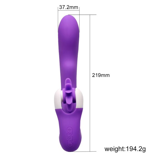 Vibrador Com Estimulador Duplo Clitóris e Ponto G Esquenta - Image 2