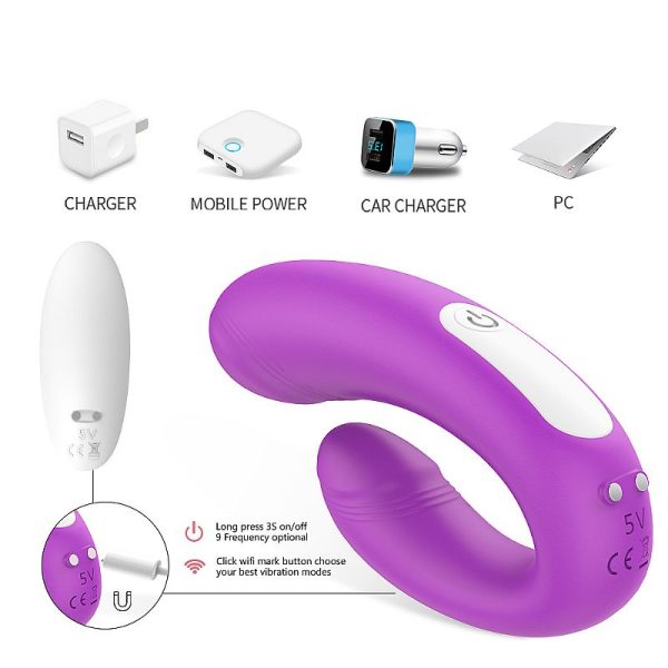 Vibrador Casal Estimulador de Clitóris E Ponto G Heart Sweety - Image 2