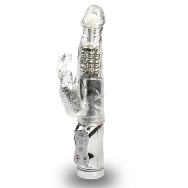 Vibrador Rotativo Com Estimulador 12 Vibrações á Pilha - Image 3