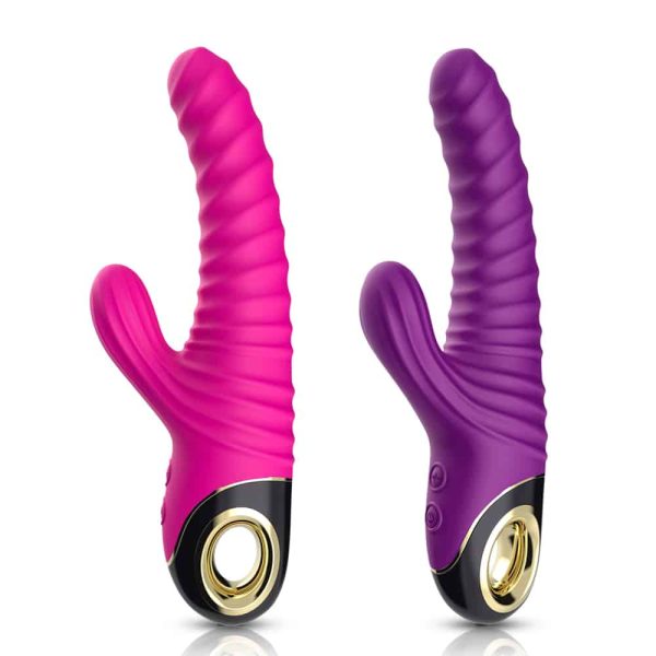 Vibrador Ponto G e Estimulador Clitoriano Com Motor Duplo - Image 2