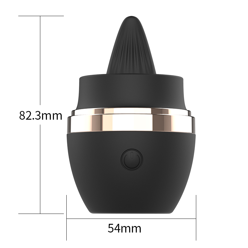 Vibrador Estimulador de Clitóris Egg Silicone Macio Preto 10 Vibrações - Imagem 6