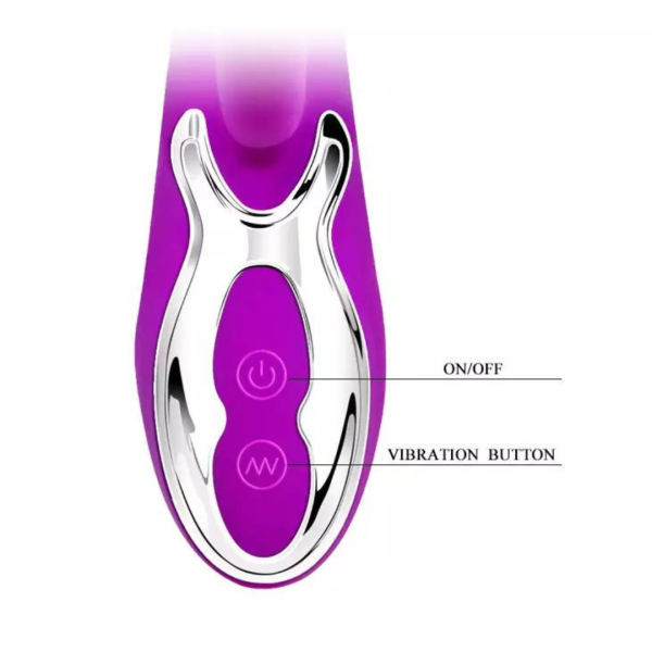 Vibrador com Dupla Estimulação 7 Vibrações Recarregável - Image 7