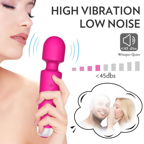 Vibrador E Massageador Hero Varinha Magica em Silicone Macio 7 Vibrações - Image 7