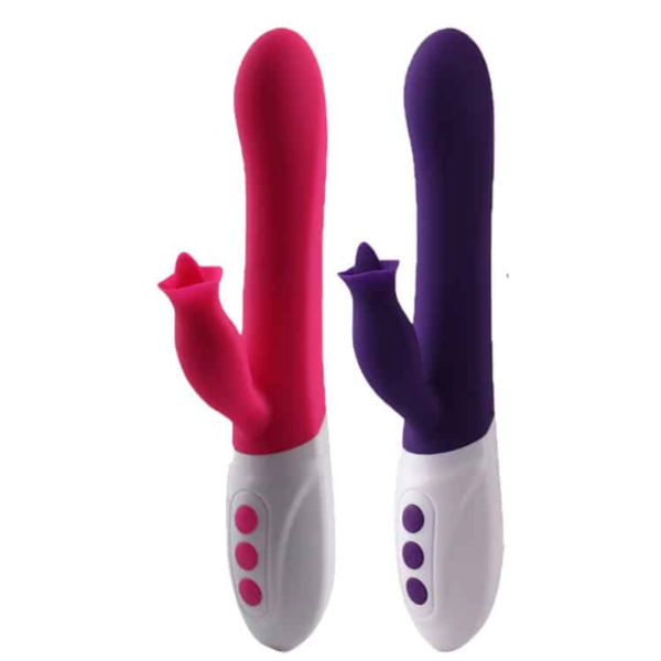 Vibrador Rotativo c/ Estimulador do Clitóris Vai e Vem - USB - Image 4