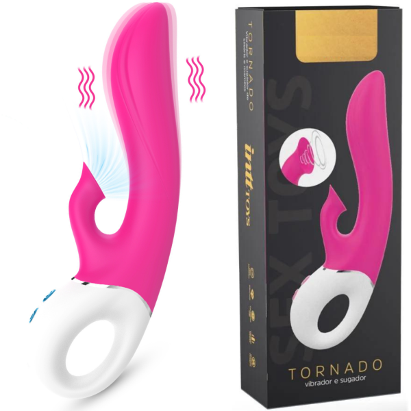 Vibrador Ponto G e Estimulador Com Sugador Clitóris USB Dew - Image 6
