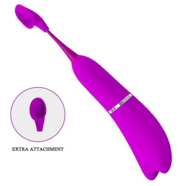 Kit Vibrador Estimulador Versátil Thrill Pretty Love 3 Cabeças - Image 8
