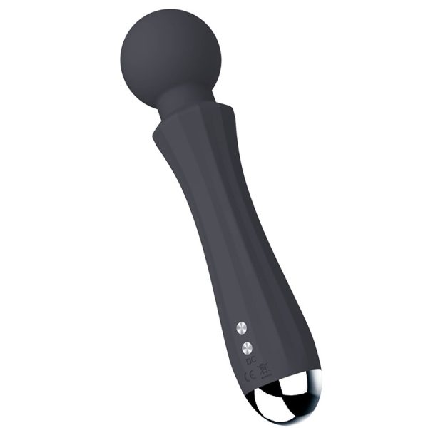 Vibrador Massageador Varinha Magica Preto Estimulador de Clitóris 20 Vibrações - Image 2