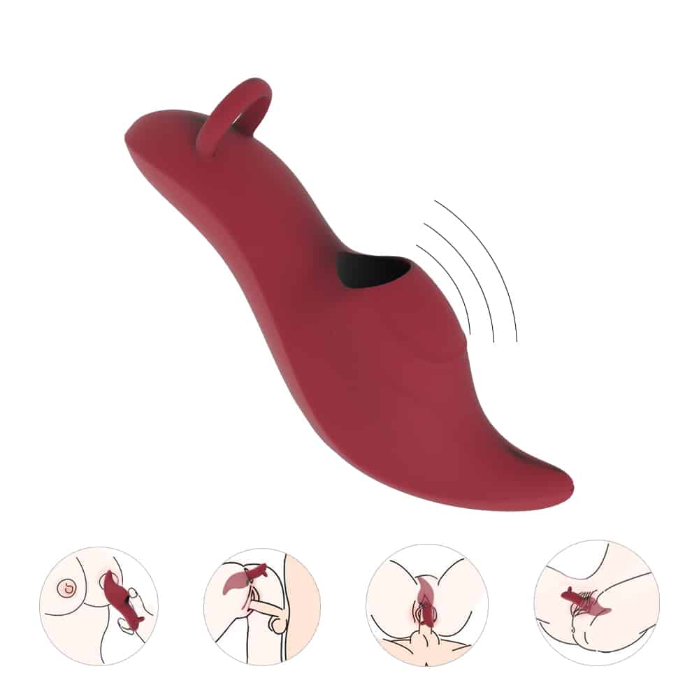 Vibrador Dedeira Vibratoria Mini Massageador Recarregável - Imagem 4