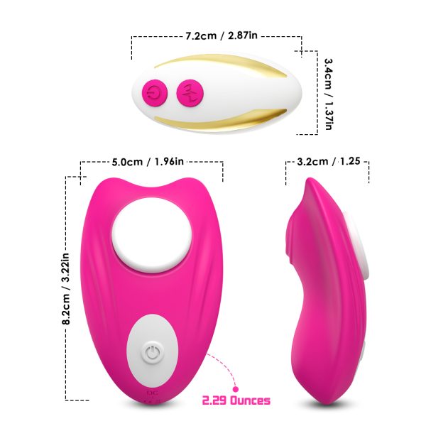 Vibrador de Calcinha com Controle e 9 Vibração Recarregável - Image 8
