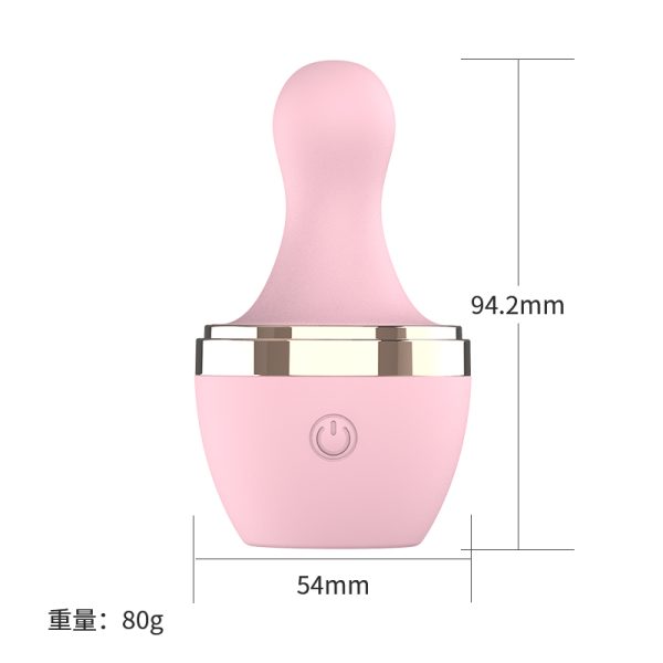 Vibrador Massageador Estimulador de Clitóris Egg Rosa 10 Vibrações - Image 4