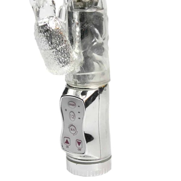 Vibrador Rotativo Com Estimulador 12 Vibrações á Pilha - Image 2