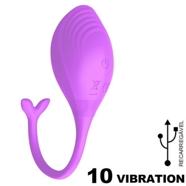 Vibrador Bullet Recarregável com 10 Vibração Controlado por App
