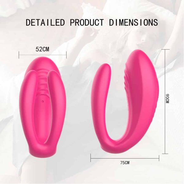 Vibrador de Casal Trigeminal Elves com 11 Modos de Vibração - Image 2
