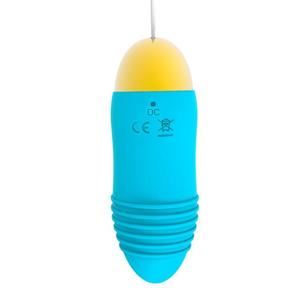 Vibrador Bullet Egg Azul Portátil Com Aplicativo 9 Vibrações - Image 2