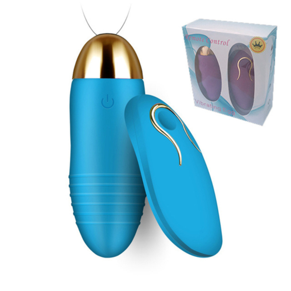 Vibrador Bullet Azul Controle Sem Fio 10 Vibrações - USB - Image 3