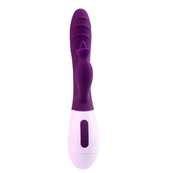 Vibrador com Estimulador do Clitóris 12 Vibrações á Pilha - Image 2