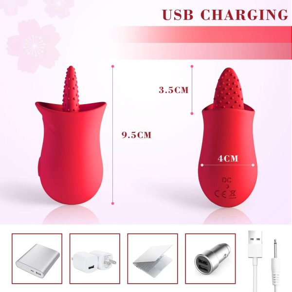 Vibrador Estimulador Língua Com 10 Velocidades Recarregável - Image 4
