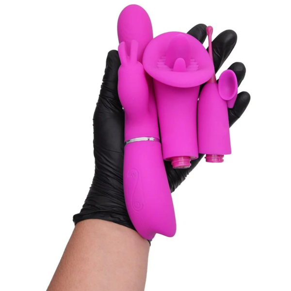 Kit Vibrador Estimulador Versátil Thrill Pretty Love 3 Cabeças - Image 2