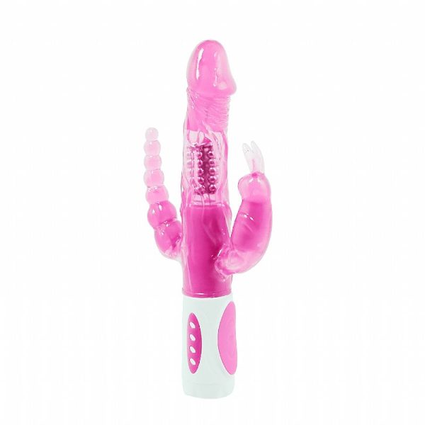 Vibrador Rabbit Rotativo Vibração Triplo 12 Vibração á Pilha - Image 2
