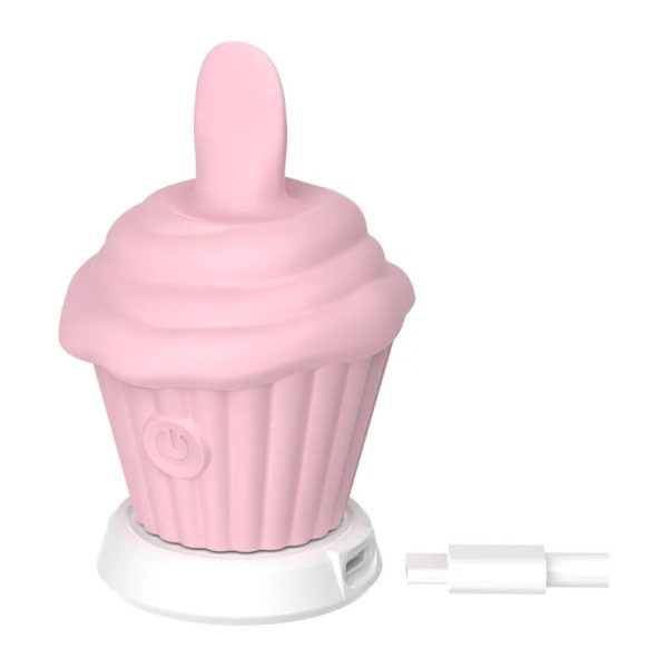 Estimulador de Clitóris CupCake com Língua - Recarregável - Image 4
