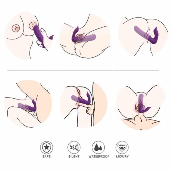 Massageador de Ponto G e Clitóris 10 Vibrações Recarregável - Image 5