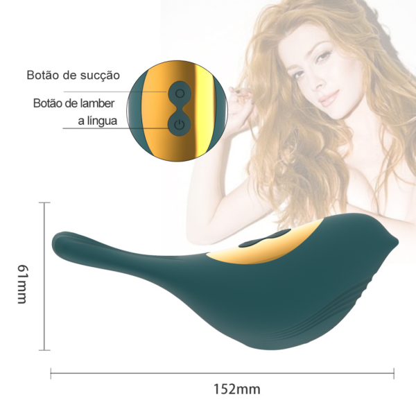 Vibrador Sugador Estimulador de Clitóris USB - Bubble Funing - Image 6