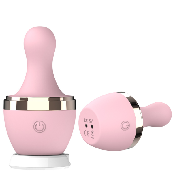 Vibrador Massageador Estimulador de Clitóris Egg Rosa 10 Vibrações