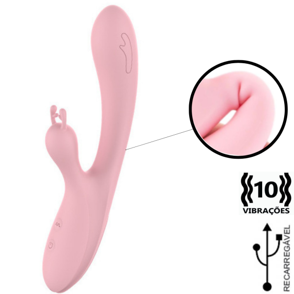 Vibrador Ponto G E Estimulador De Clitóris Com 10 Vibração