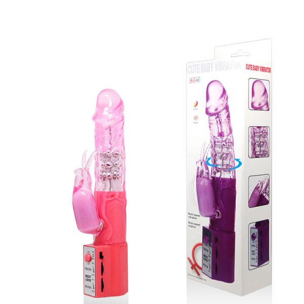 Vibrador Rotativo, Estimulador Clitoriano Formato Louva Deus
