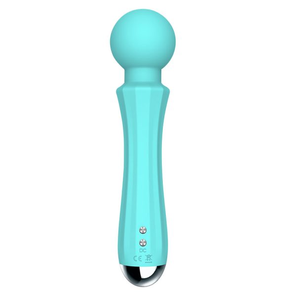 Vibrador Massageador Varinha Magica Verde Agua Estimulador de Clitóris 20 Vibrações - Image 3
