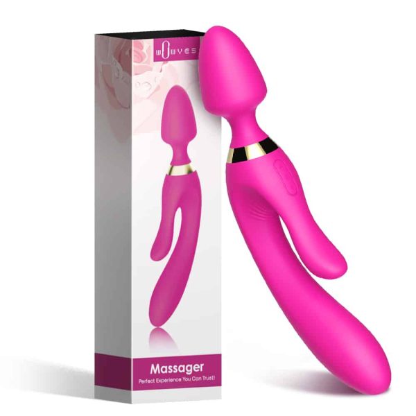 Vibrador Varinha Magica Duplo Recarregável com 9 Vibração - Image 3